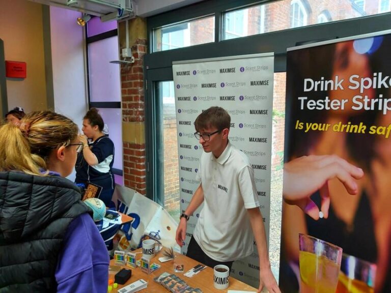 Maximise in free tester giveaway at York St John College