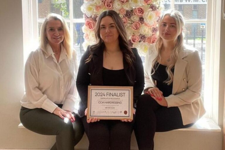 Coa Hairdressing of Acomb is a finalist for Best New Salon