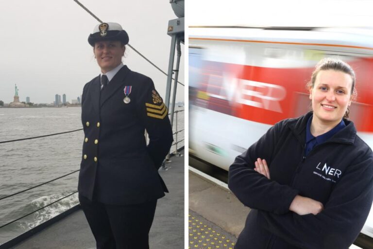 Former Royal Navy officer on new tracking role with LNER